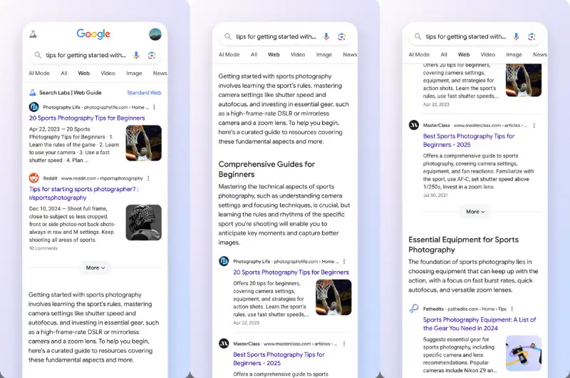 Google Revoluciona Busca com IA: Conheça o Novo "Web Guide" 7 Para quem o Web Guide é ideal?
